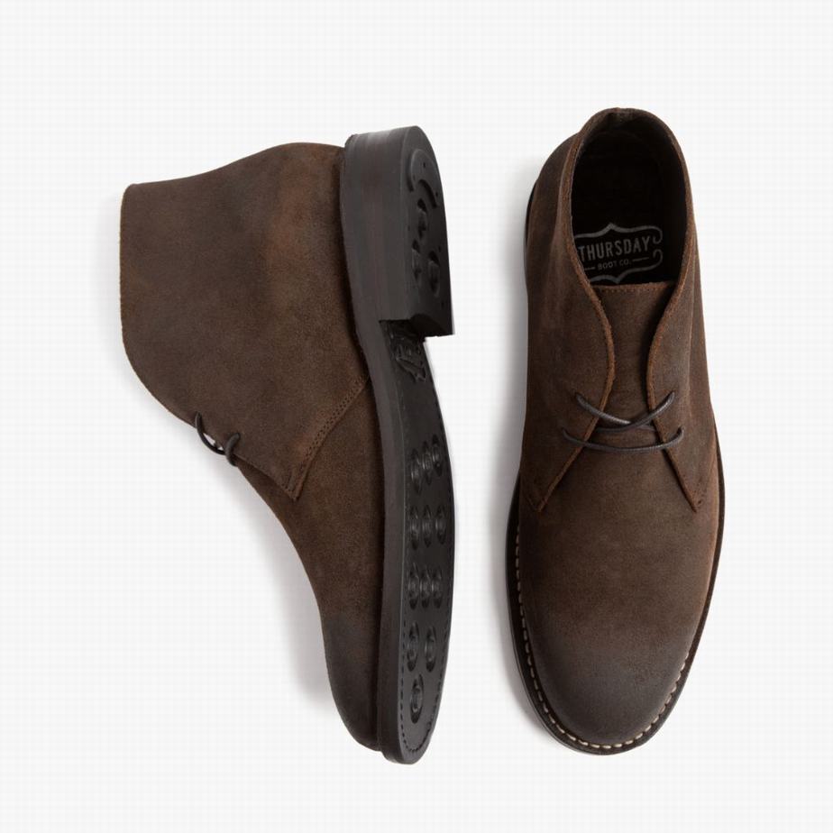 Buty Chukka Thursday Boots Scout Męskie Mocha | PZP5065HR