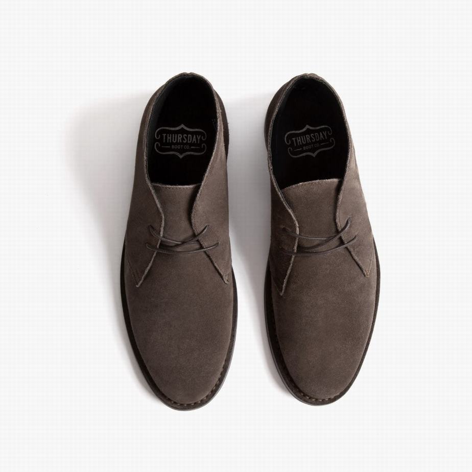 Buty Chukka Thursday Boots Scout Męskie Szare | ARX9750SR