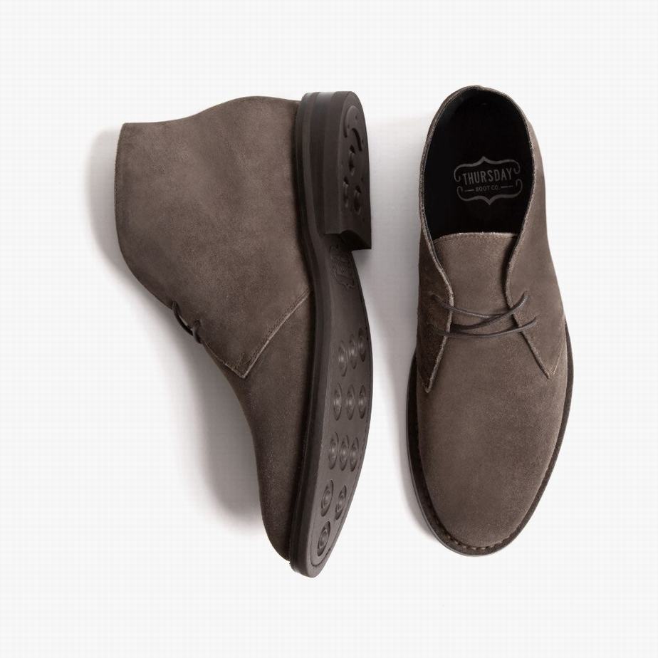 Buty Chukka Thursday Boots Scout Męskie Szare | ARX9750SR