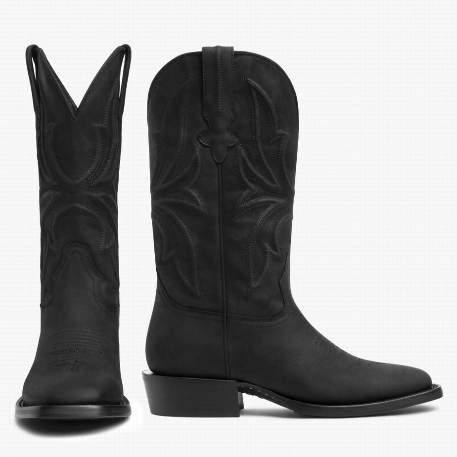 Buty Zachodnie Thursday Boots Desperado Męskie Czarne | TPE7584VY