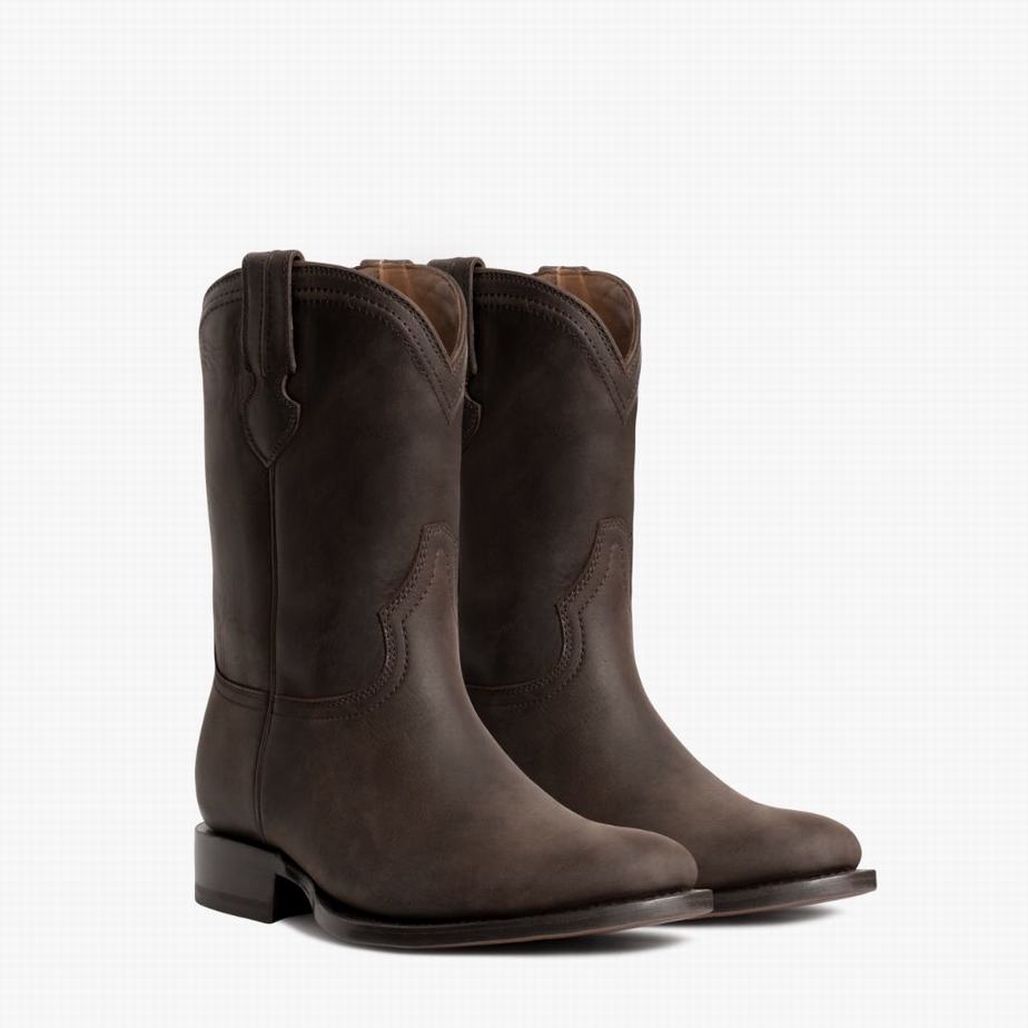 Buty Zachodnie Thursday Boots Frontier Męskie Brązowe | JBG635TU