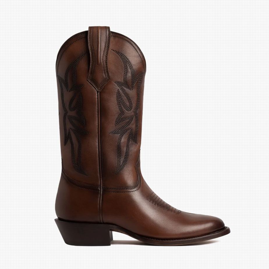 Buty Zachodnie Thursday Boots Maverick Męskie Brandy | TQA7241LR