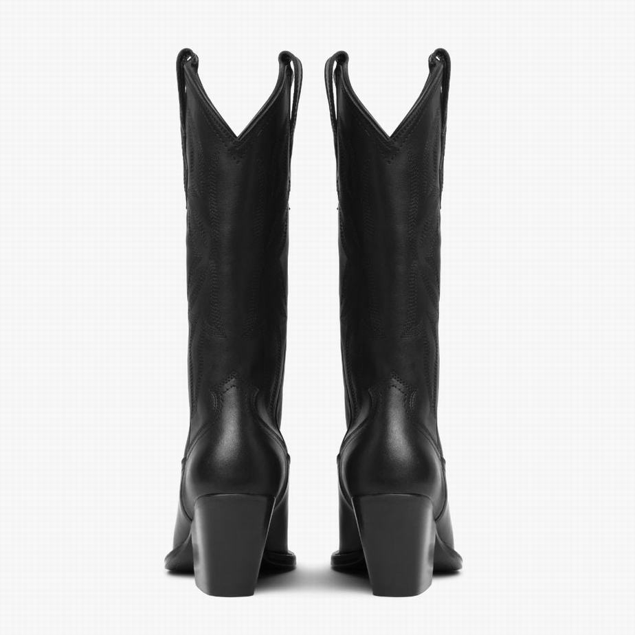 Buty Zachodnie Thursday Boots Rodeo Damskie Czarne | OCW7032TE