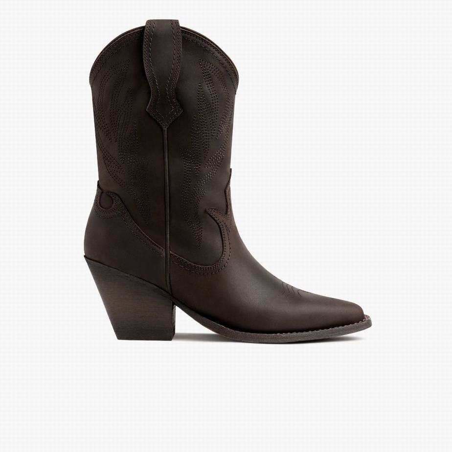 Buty Zachodnie Thursday Boots Sierra Damskie Brązowe | KNJ796KF