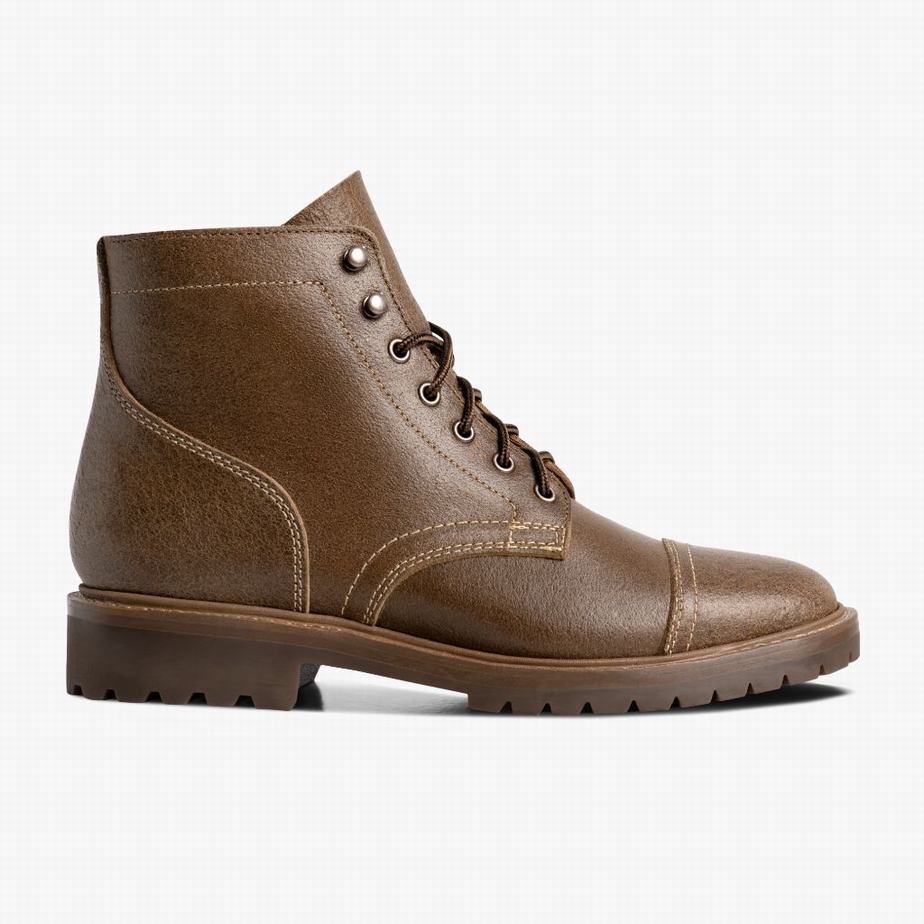 Kozaki Sznurowane Thursday Boots Captain StormKing® Męskie Czekolada | SKG2331YR