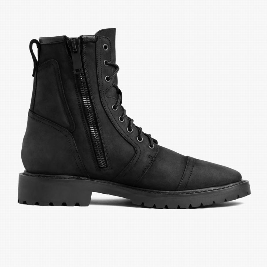 Kozaki Sznurowane Thursday Boots Casa Moto Męskie Czarne | LMJ9063NK