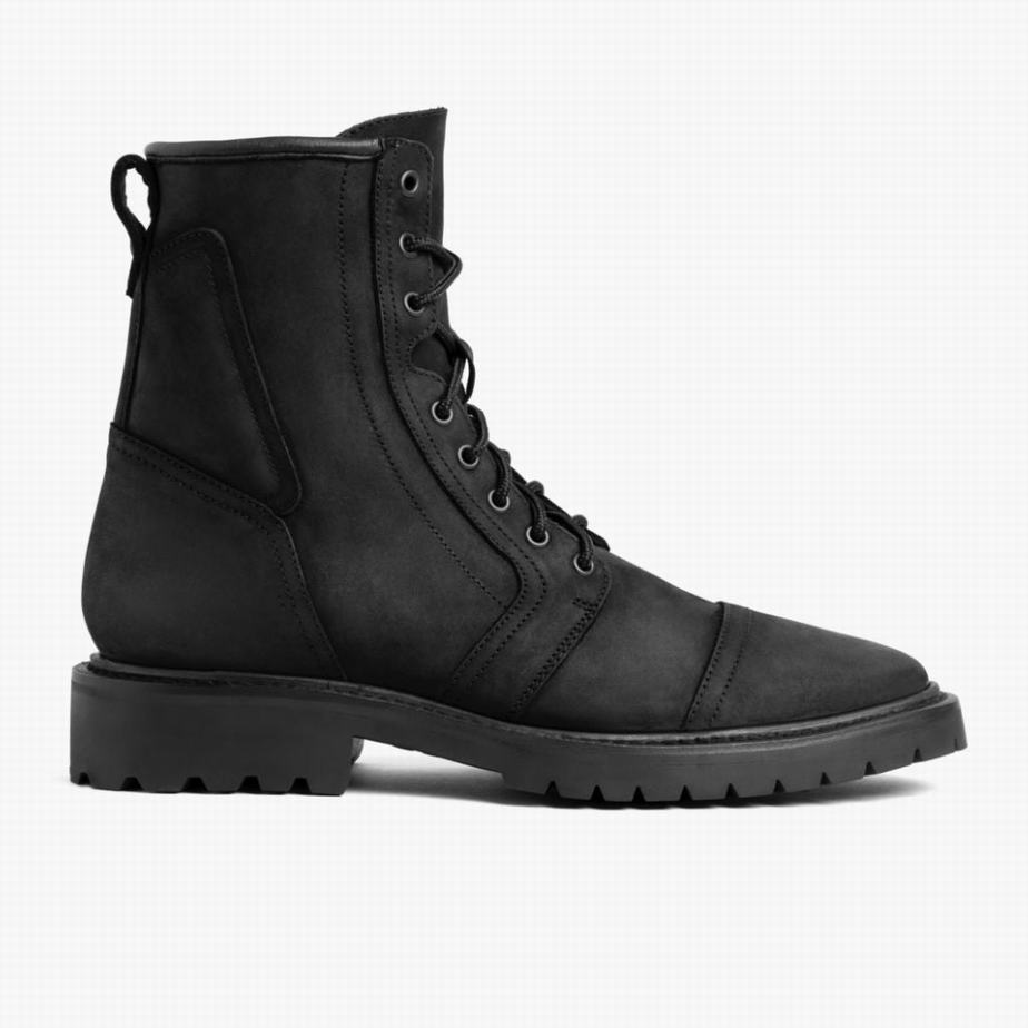 Kozaki Sznurowane Thursday Boots Casa Moto Męskie Czarne | LMJ9063NK