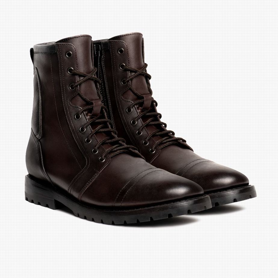 Kozaki Sznurowane Thursday Boots Casa Moto Męskie Old English | ZIN3556HB