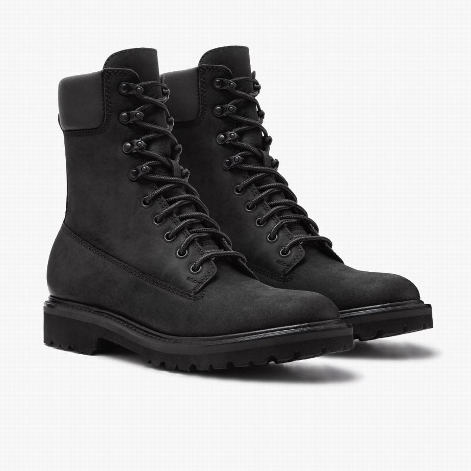 Kozaki Sznurowane Thursday Boots Explorer Męskie Czarne | FVN9963GC