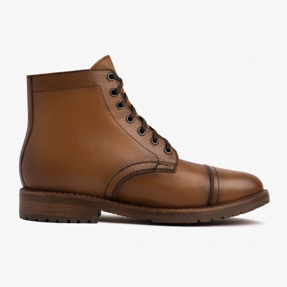 Kozaki Sznurowane Thursday Boots Major Męskie Brązowe | MOD2441SK