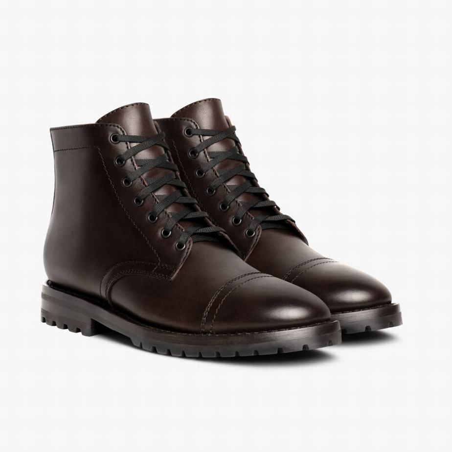 Kozaki Sznurowane Thursday Boots Major Męskie Old English | CEK4282WE