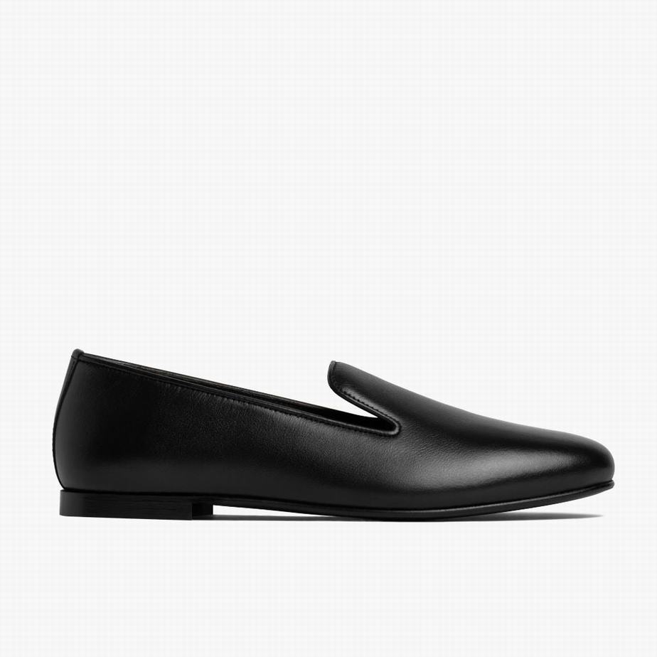 Loafersy Thursday Boots Eden Damskie Czarne | XRT737QH