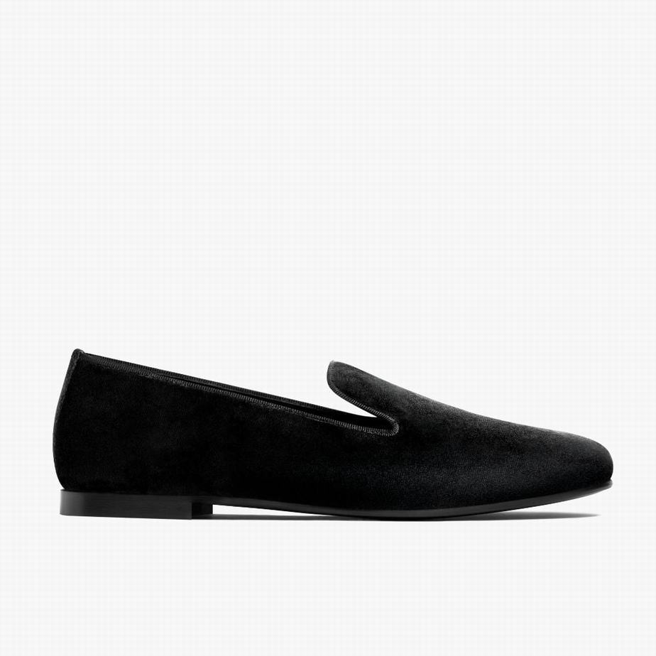 Loafersy Thursday Boots Eden Damskie Czarne | EGM4360HY