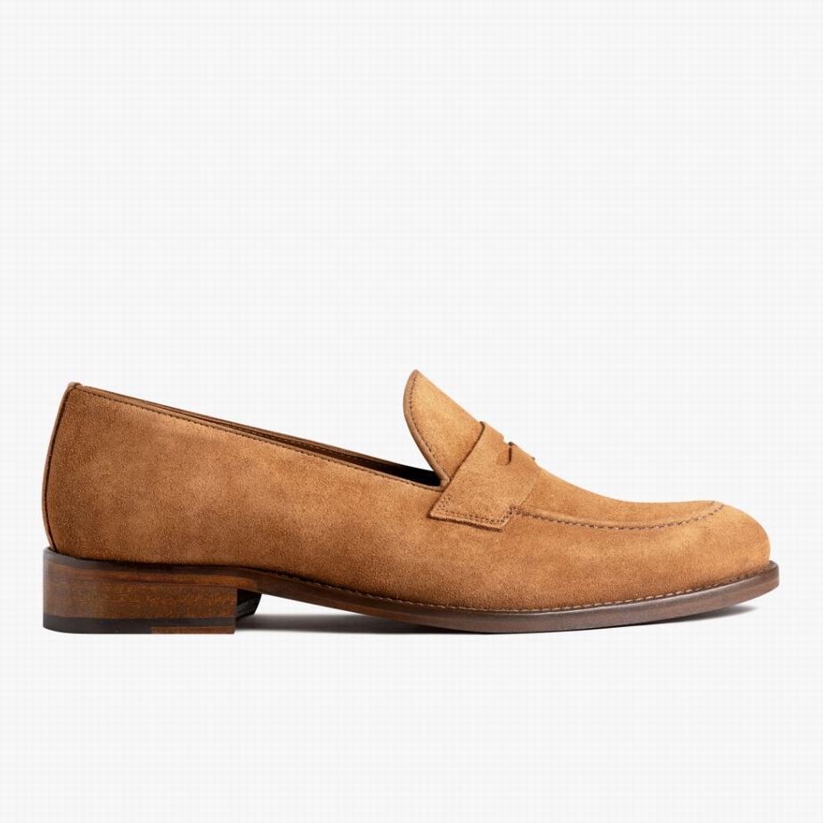 Loafersy Thursday Boots Lincoln Męskie Brązowe | AJS2195MF