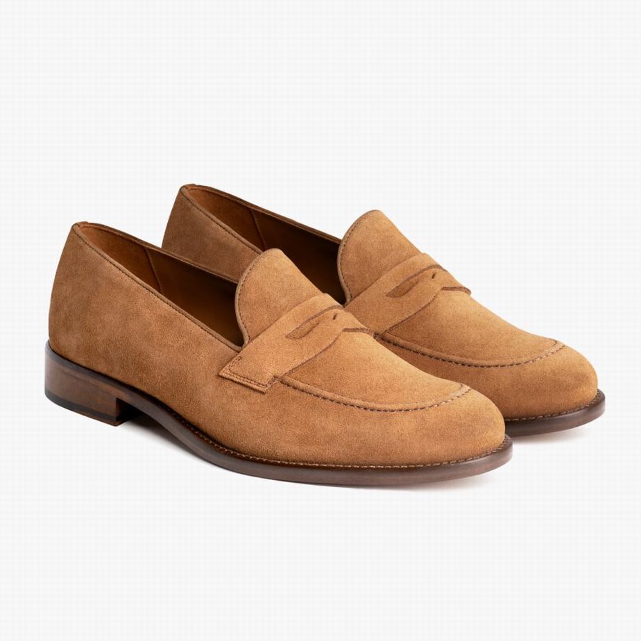 Loafersy Thursday Boots Lincoln Męskie Brązowe | AJS2195MF