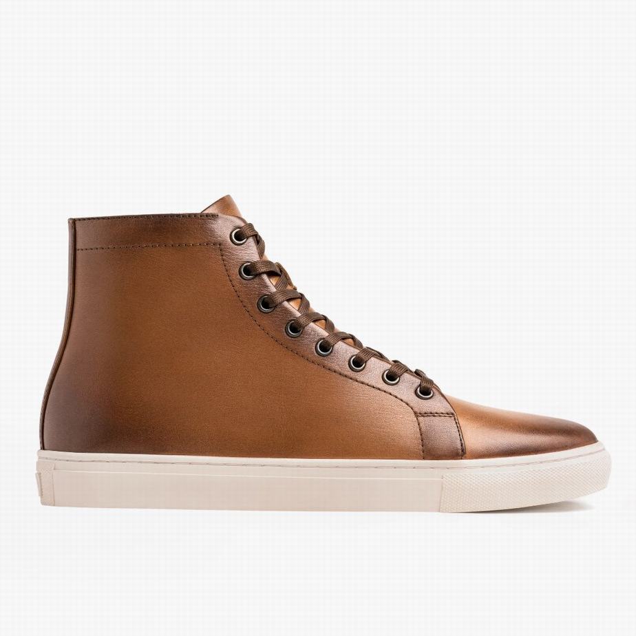 Trampki Wysokie Thursday Boots Premier Damskie Toffee | CDD9254CG